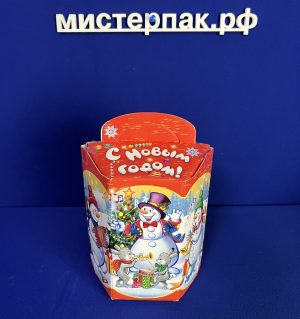 Коробка для конфет "Новогодний оркестр" 600 гр. П