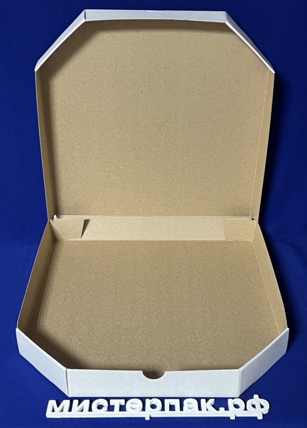Коробка под пиццу со скош. углами микрогофрокартон 40х40х5 П