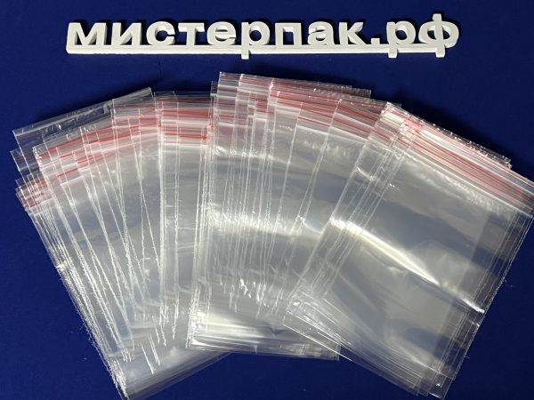 Пакет с защелкой Ziplock 100мм x 150мм АлТ