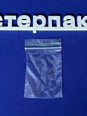 Пакет с защелкой Ziplock 60мм x 80мм АлТ