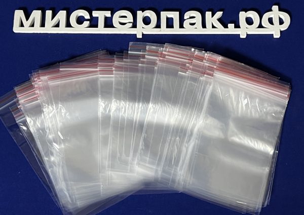 Пакет с защелкой Ziplock 80мм x 120мм АлТ