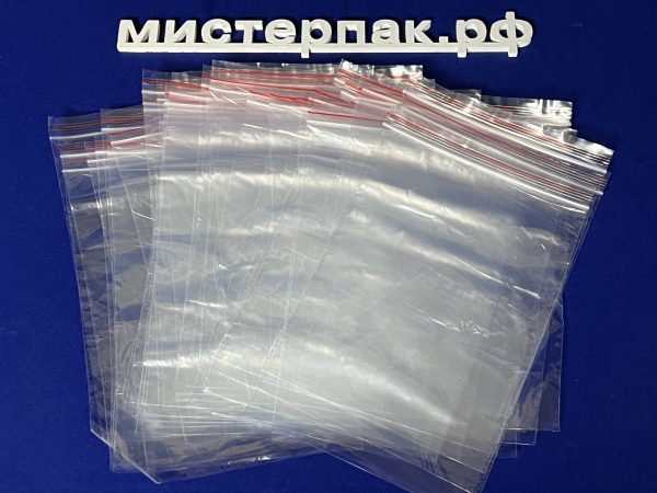 Пакет с защелкой Ziplock 150мм x 220мм